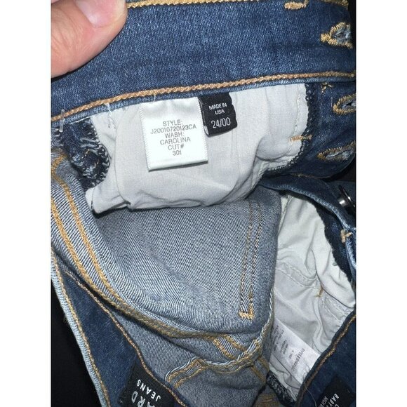 VERONICA Beard Cut 301 Carolina Color Baby Boot High Rise Jeans Size 24 NEW (G - Picture 5 of 10